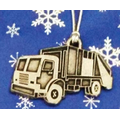 Cast Vehicle Holiday Ornament - Garbage Truck